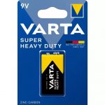 9V-os ( 6F22 ) Varta Super heavy duty féltartós elem bliszter csomagolás 1db