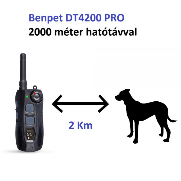 Benpet DT4200 Pro elektromos nyakörv benoshop (17)